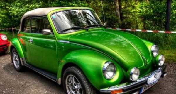 Зеленое авто с перламутром 